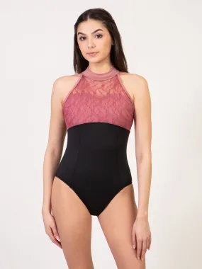 2664A Spring Chateau Halter Leotard