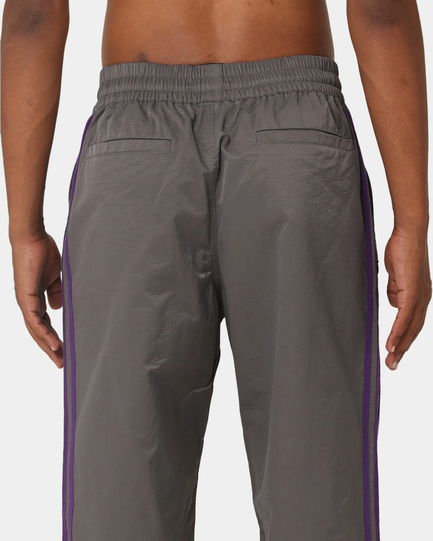 404 Racer Trackpant Charcoal/Purple