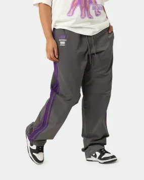 404 Racer Trackpant Charcoal/Purple