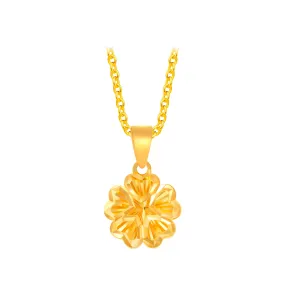 916 Gold Aurelia Rose Necklace