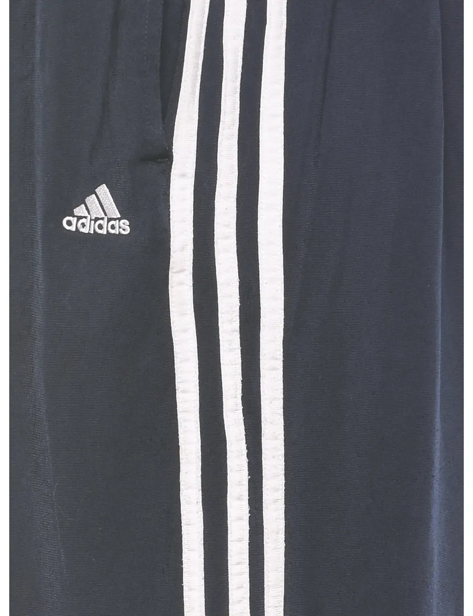 Adidas Black & White Contrast Track Pants - W27 L26