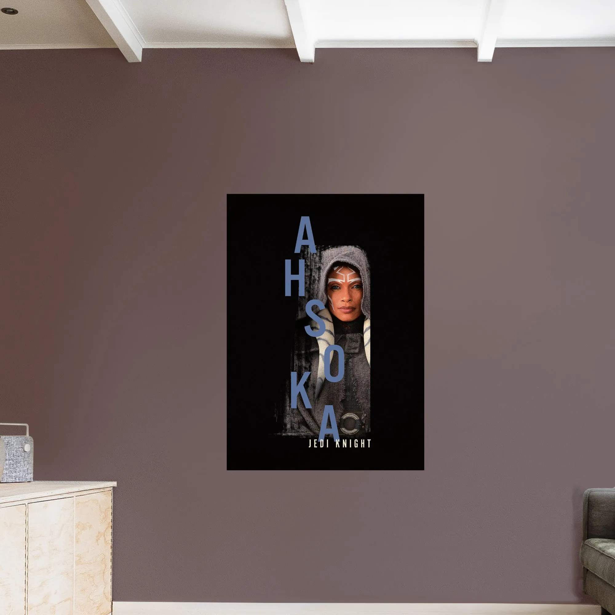 Ahsoka: Ahsoka Tano Jedi Knight Poster        - Officially Licensed Star Wars Removable     Adhesive Decal