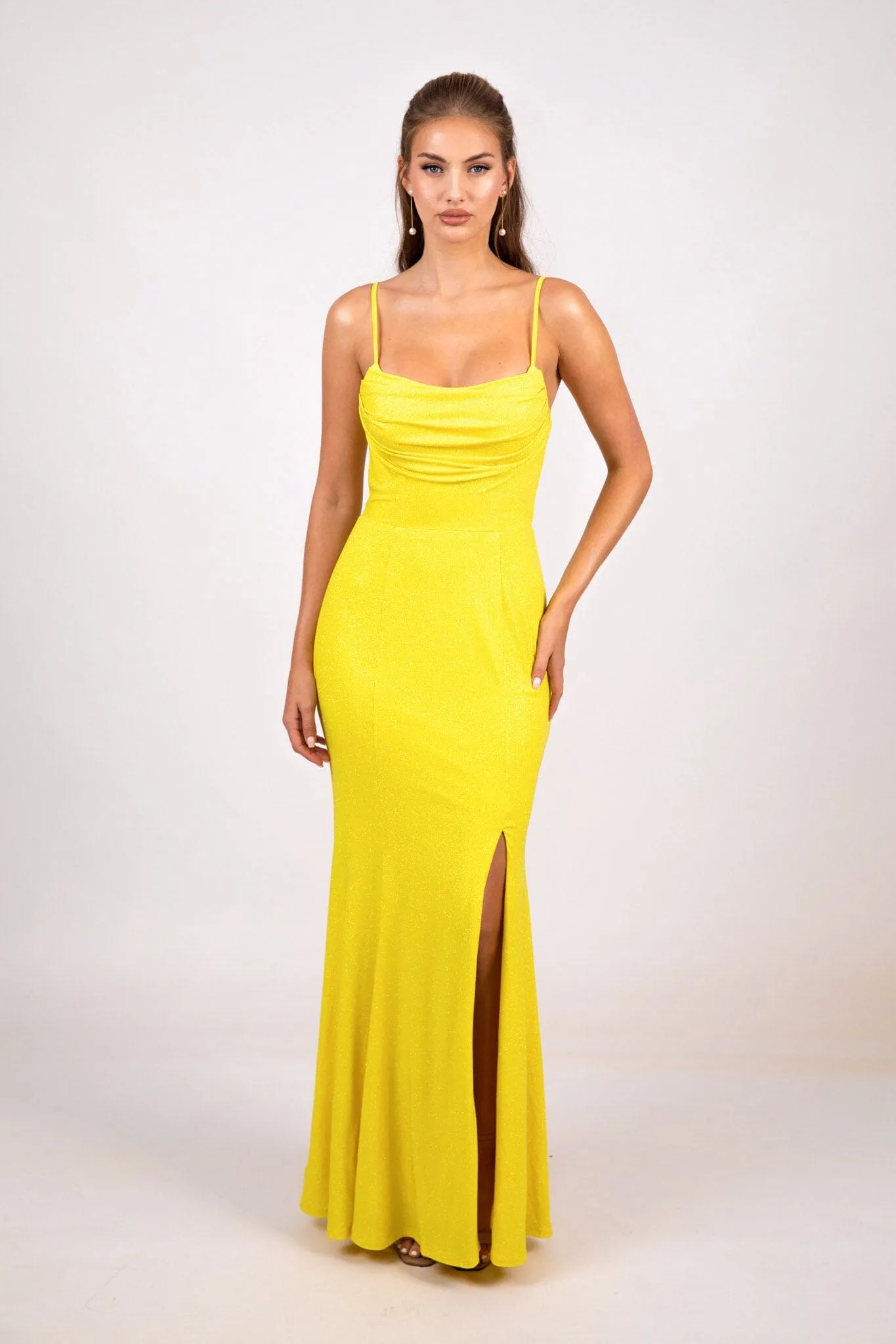 Angela Gown - Shimmer Yellow