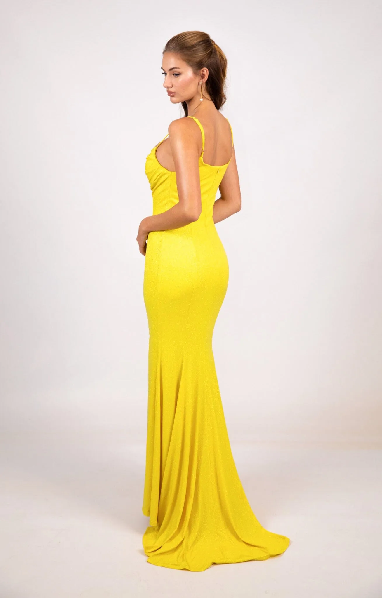 Angela Gown - Shimmer Yellow