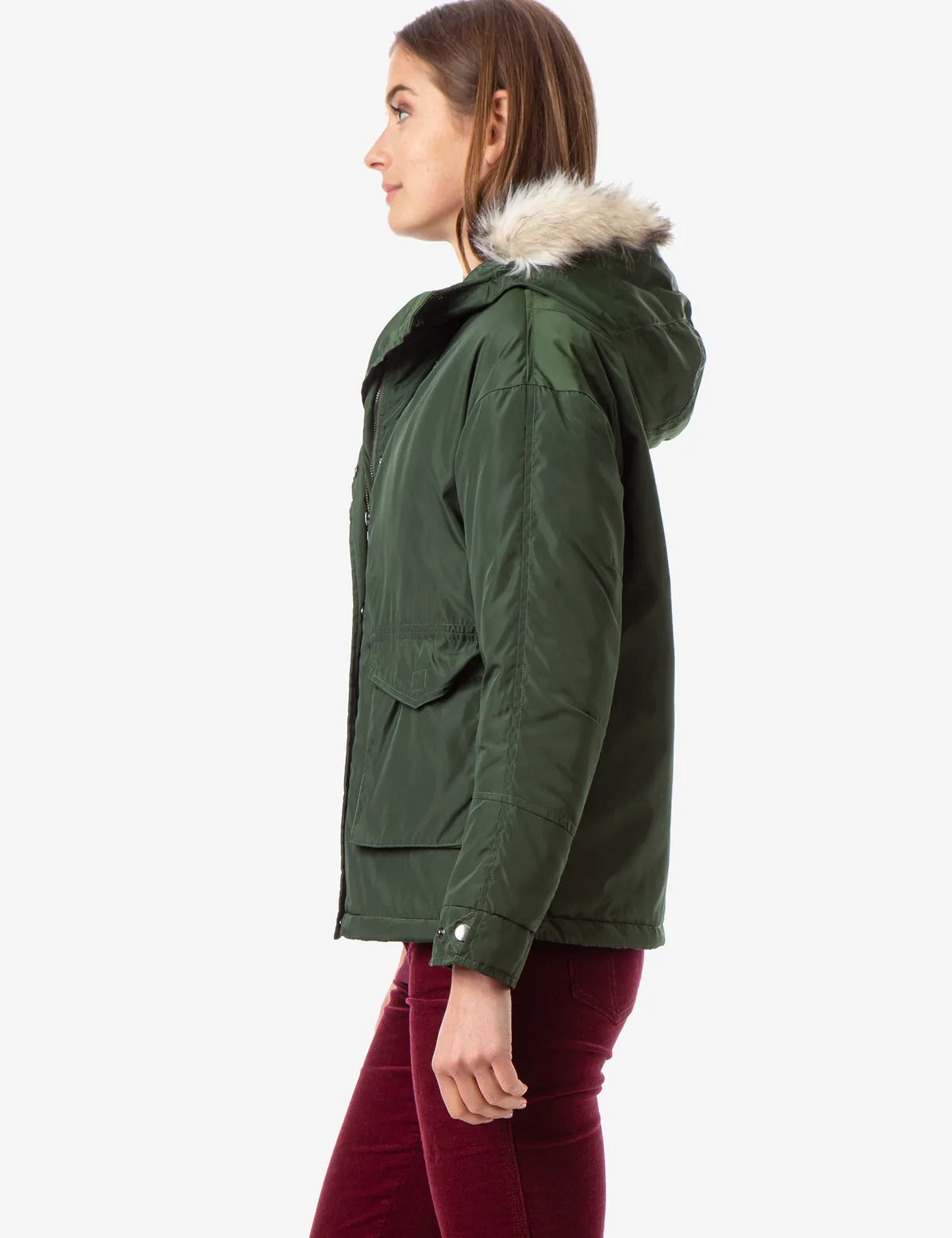 ANORAK FUR HOODED JACKET