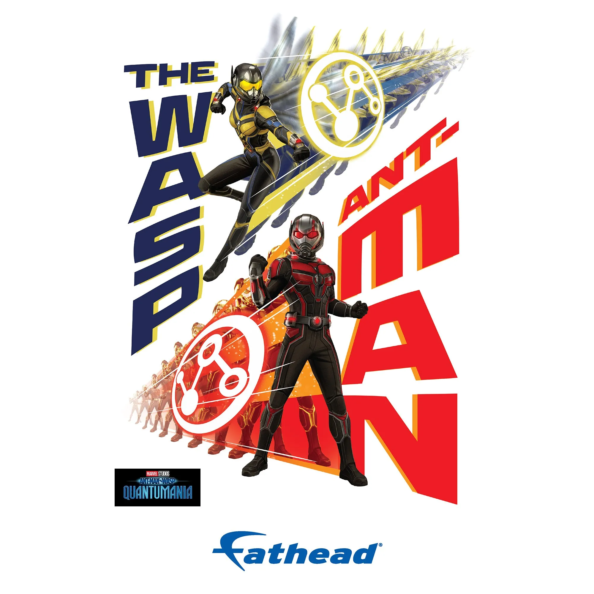 Ant-Man and the Wasp Quantumania: Superheroes Poster - Officially Licensed Marvel Removable Adhesive Decal