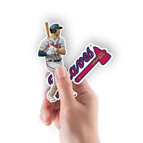 Atlanta Braves: Matt Olson 2023 Minis        - Officially Licensed MLB Removable     Adhesive Decal