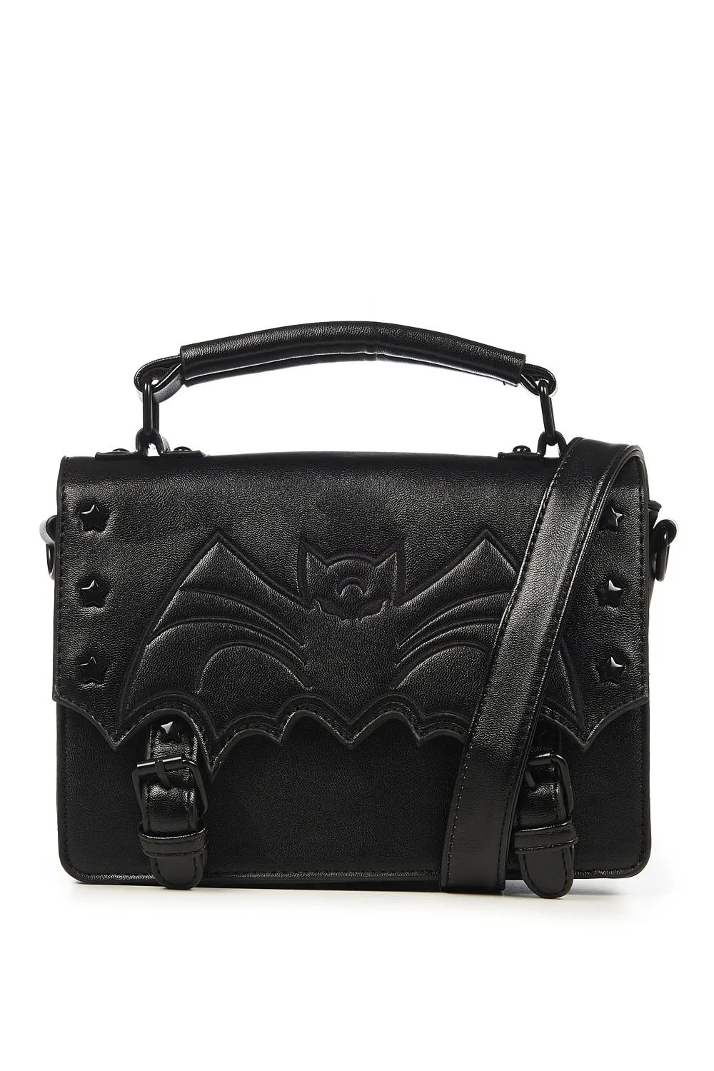 Banned Nocturne Satchel Bag Purse Crossbody Gothic Bats