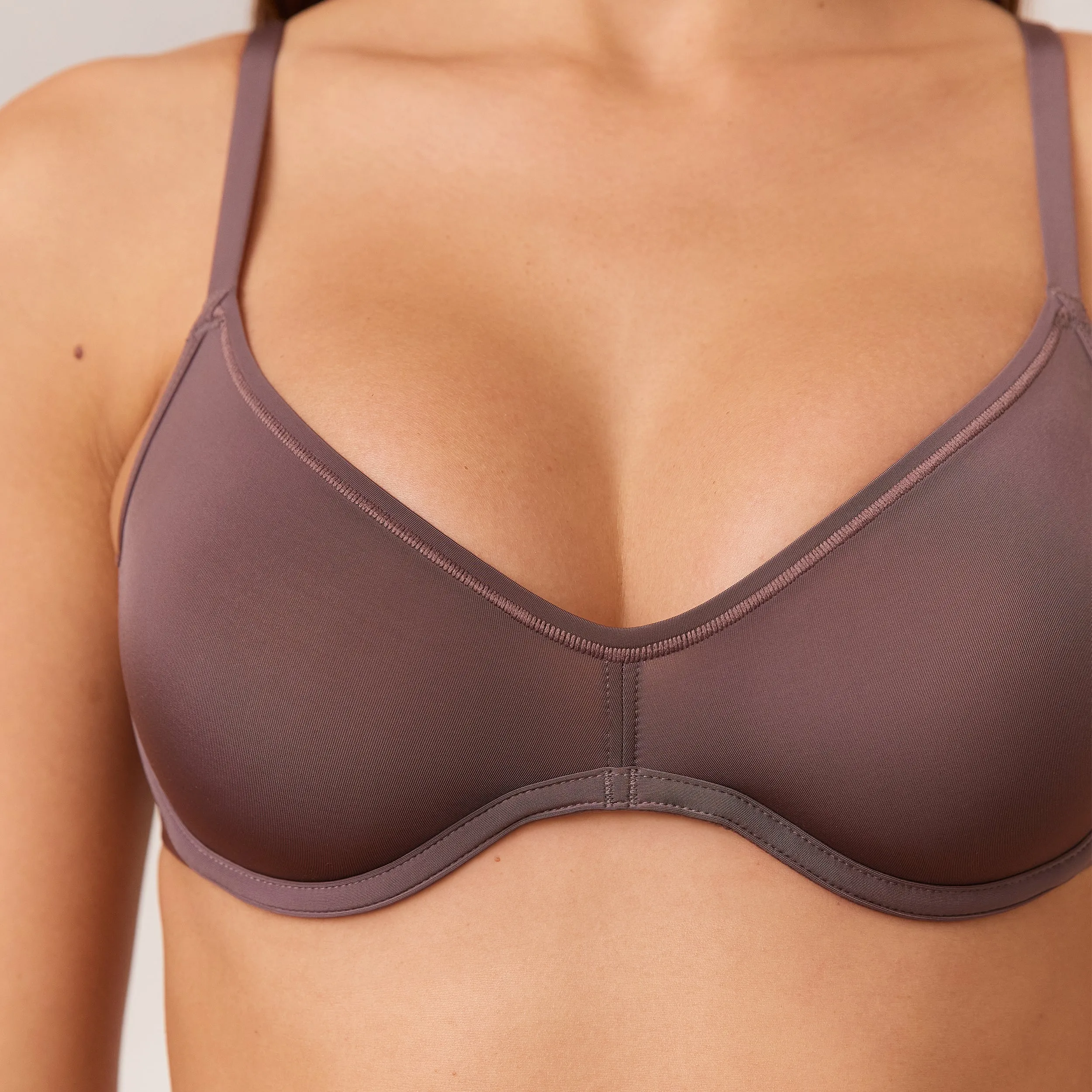 Barely There Plunge Bra - Damson