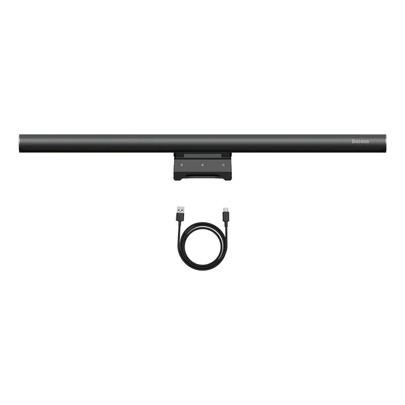 Baseus i-Wok2 Series USB Asymmetric Monitor Bar Light Source Screen Hanging Light (Youth) Black