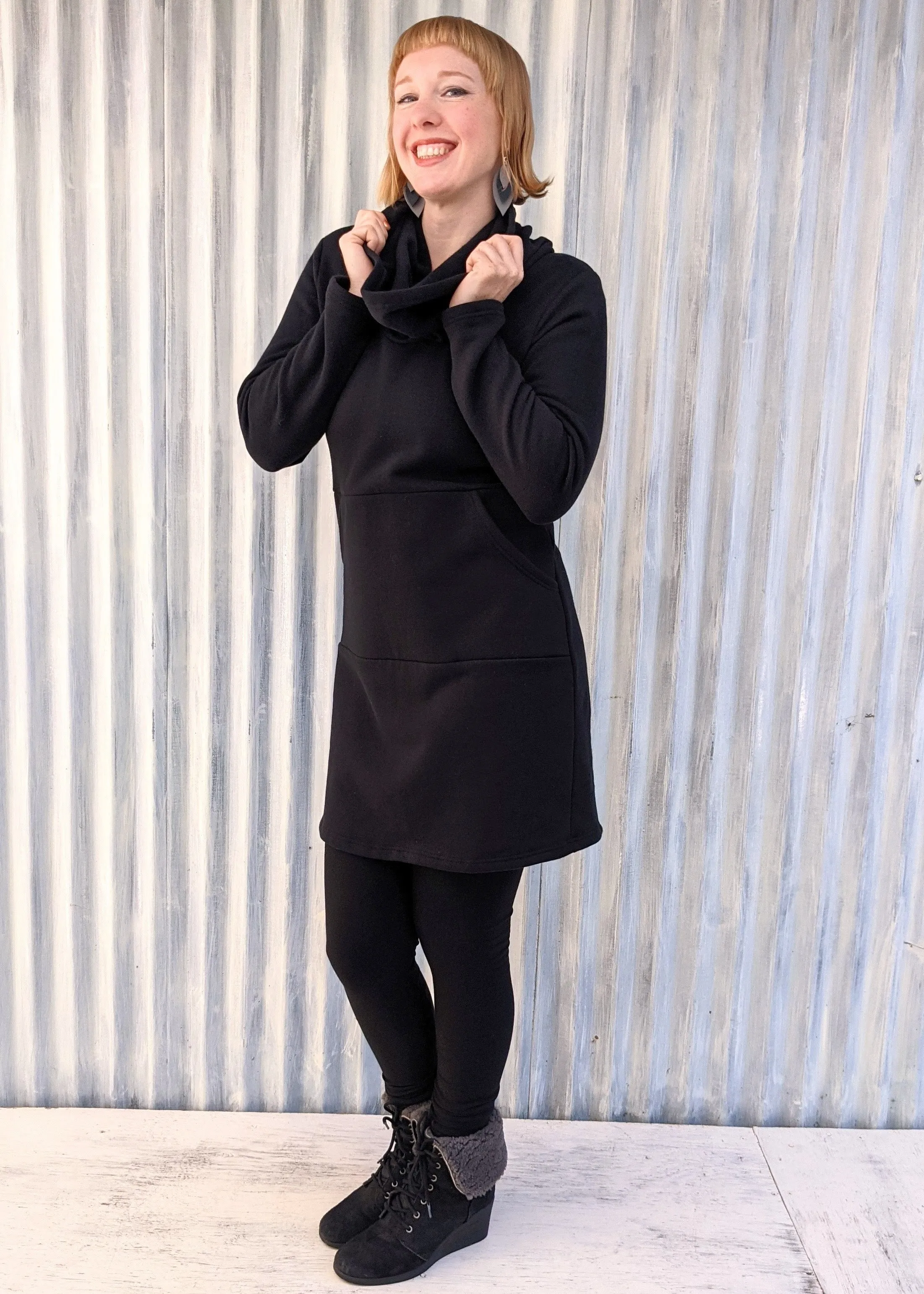 Black Harper Tunic Dress