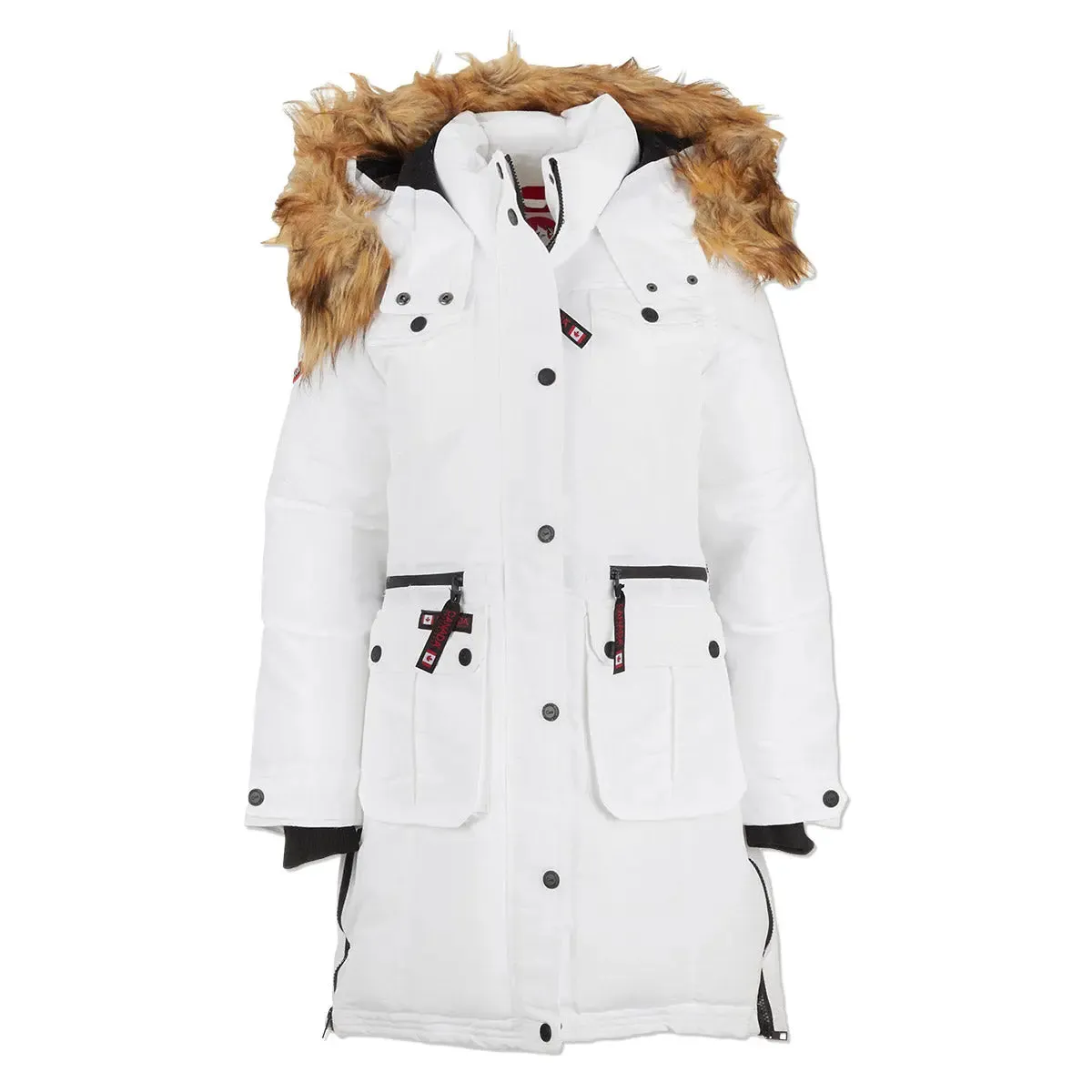 Canada Weather Gear Women's Parka with Faux Fur Trim Hooded