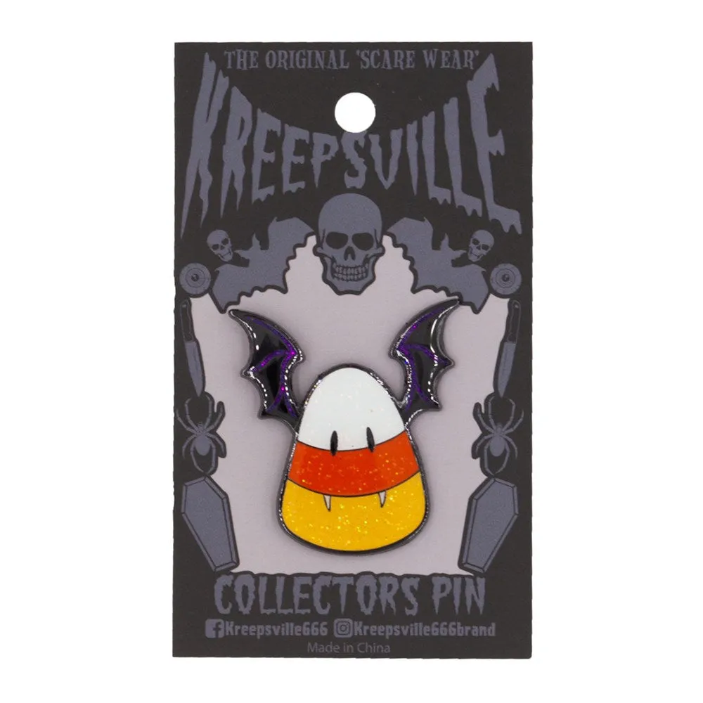 Candy Corn Drac Enamel Pin