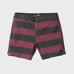 Captain Fin Mens Capt Voyager Rings Boardshorts - Wine