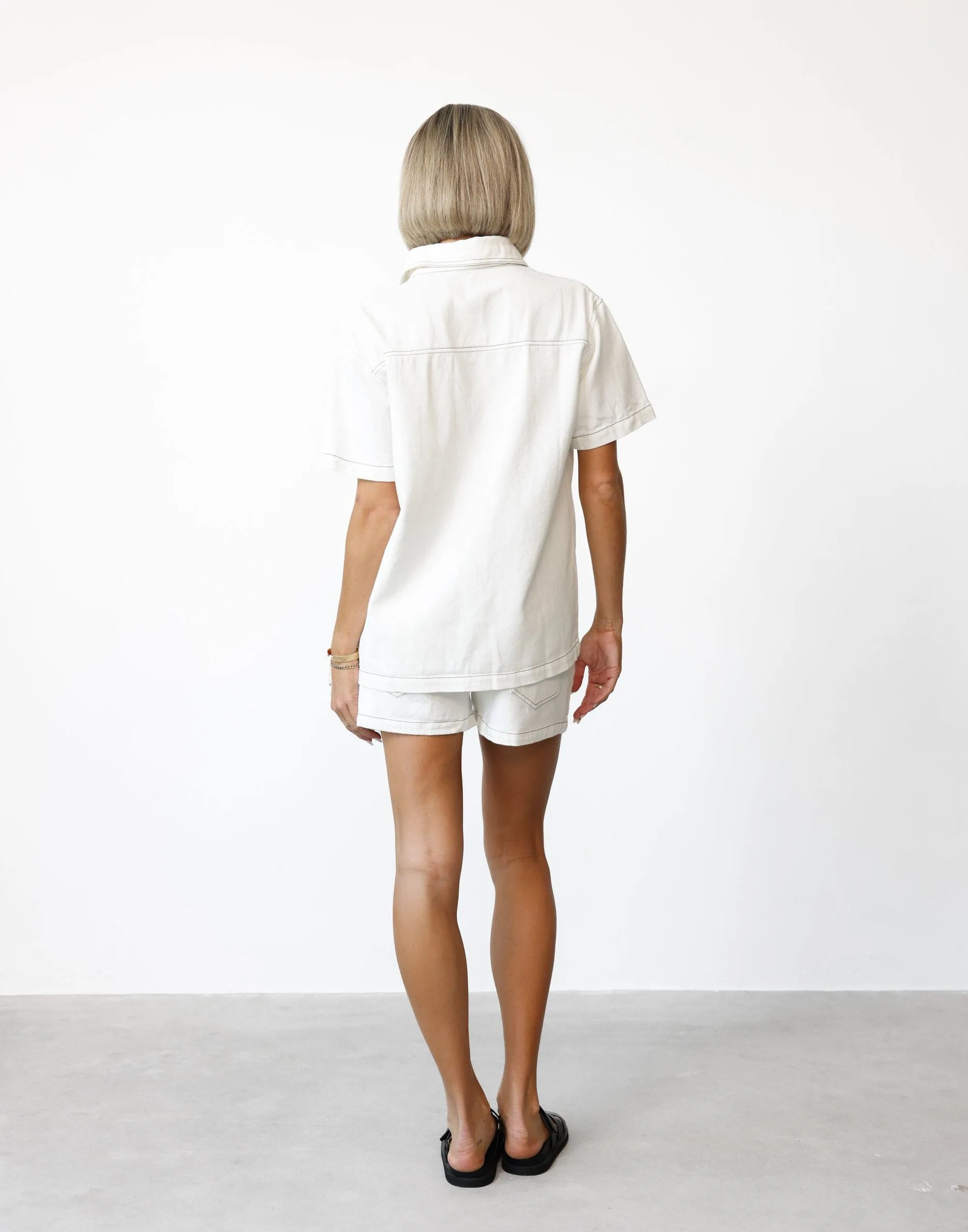 Elizha Shorts (White)