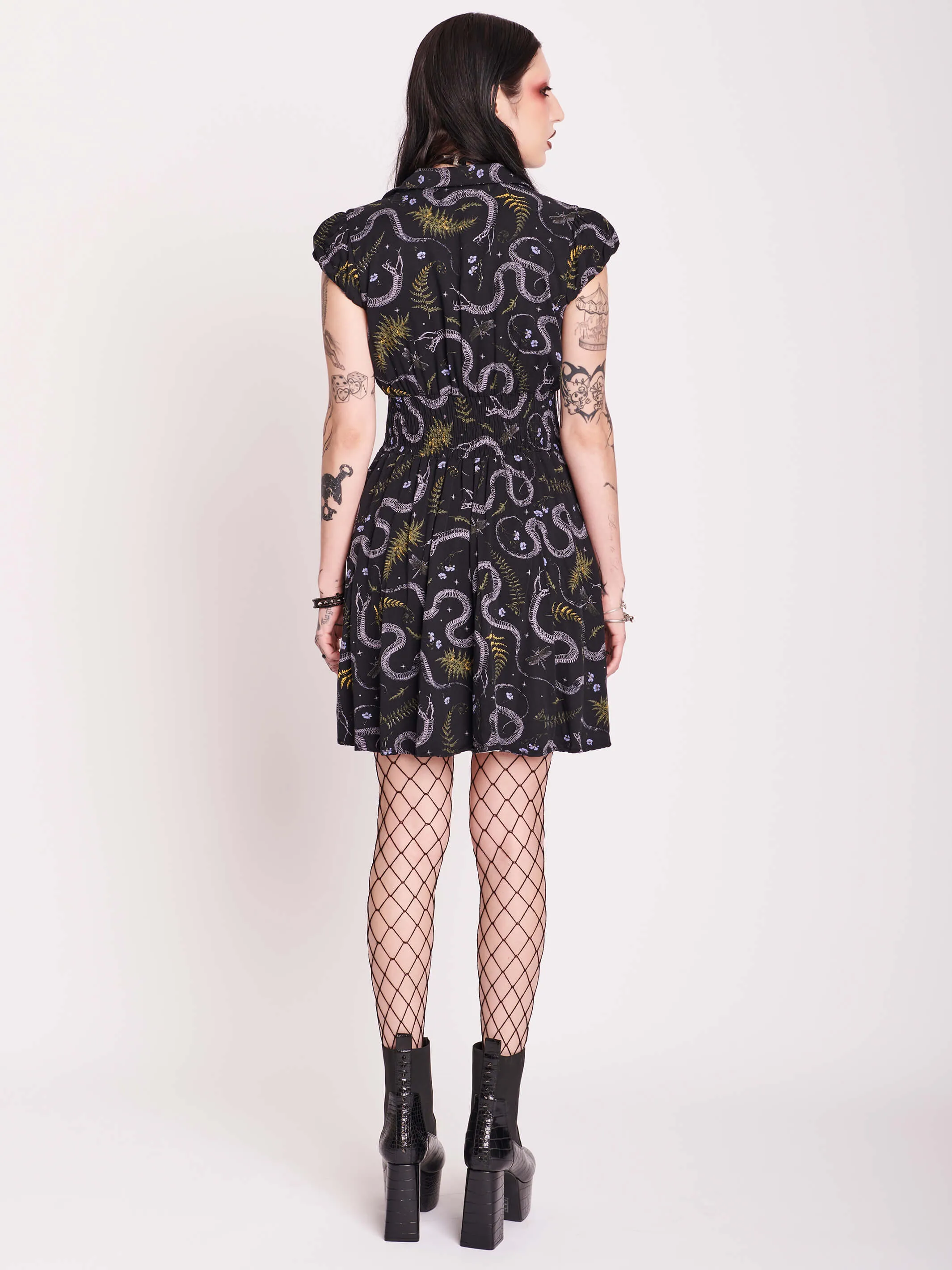 Floral Snake Dress