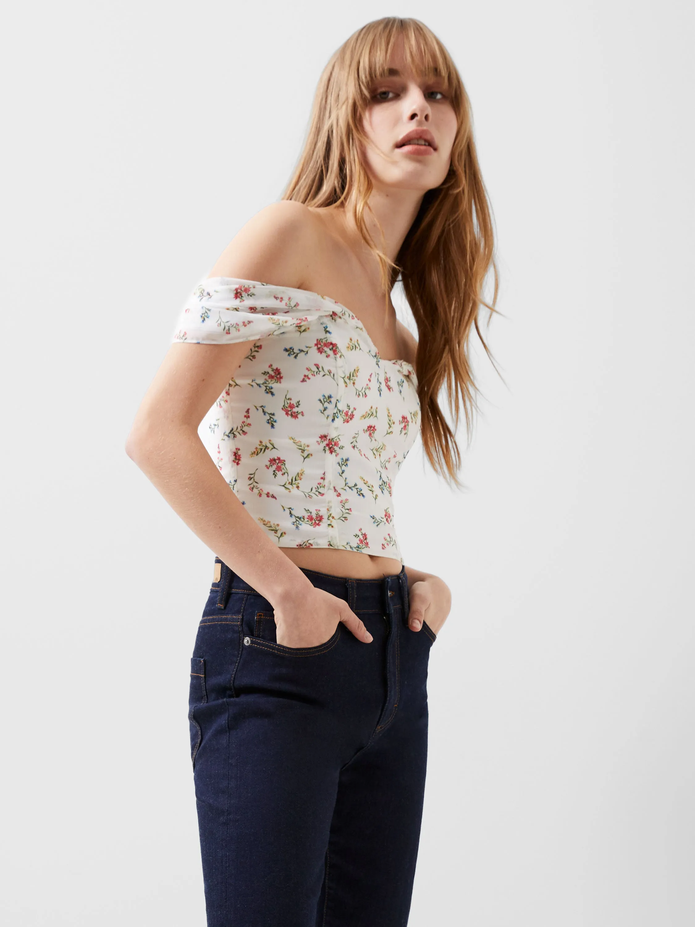 Floriana Hallie Crinkle Top