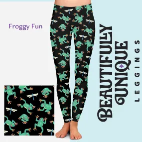 Froggy Fun (Exclusive) - High-quality Handcrafted Vibrant Leggings