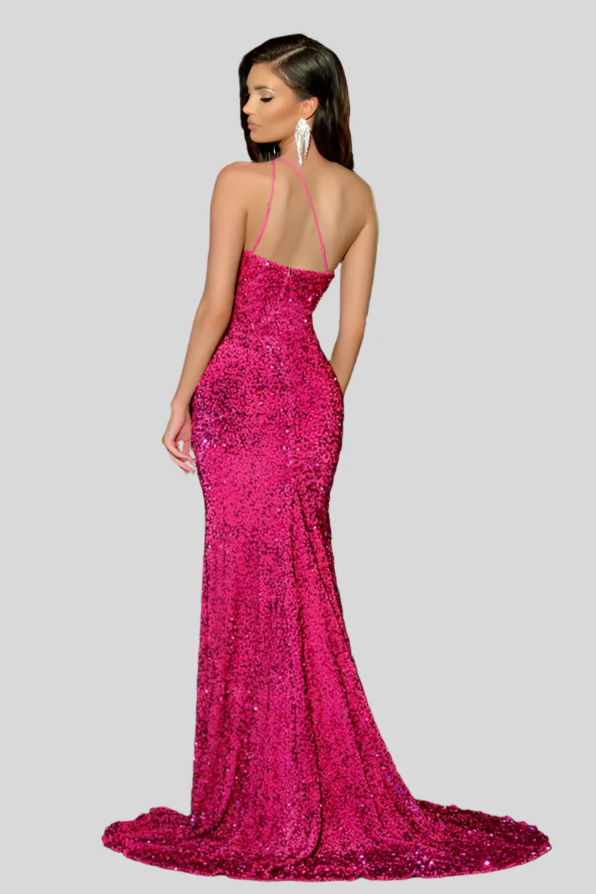 Fuscia Prom Dress