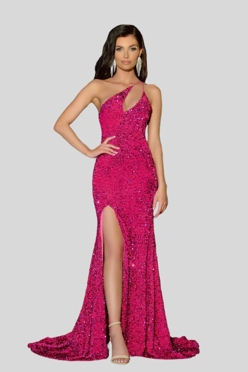 Fuscia Prom Dress