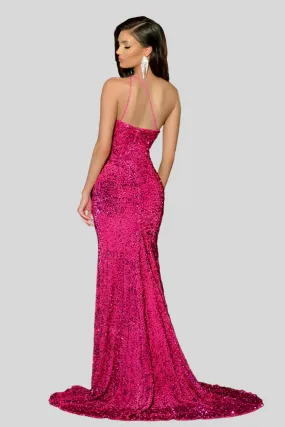 Fuscia Prom Dress