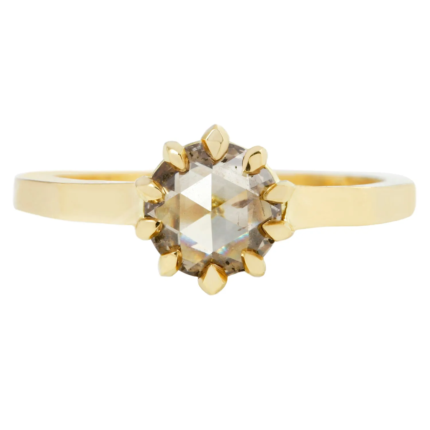 Golden Eye Diamond Ring