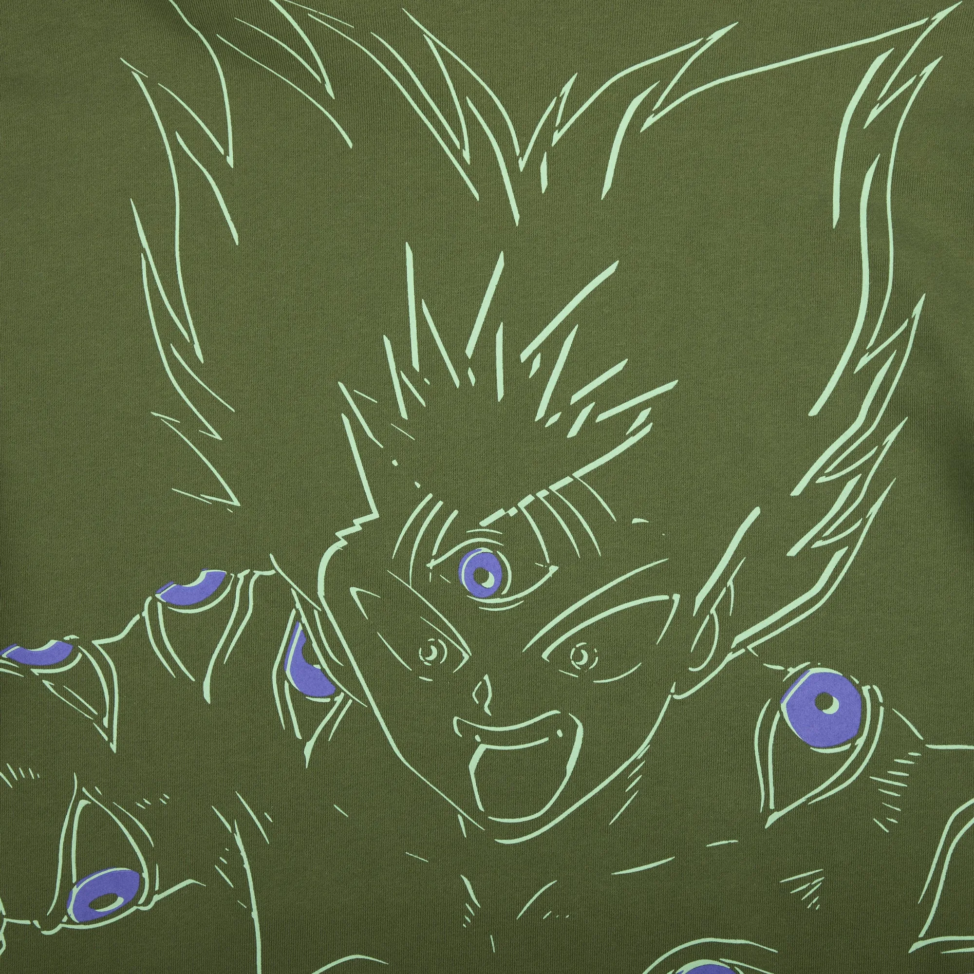 Jaganshi Hiei Green Hoodie