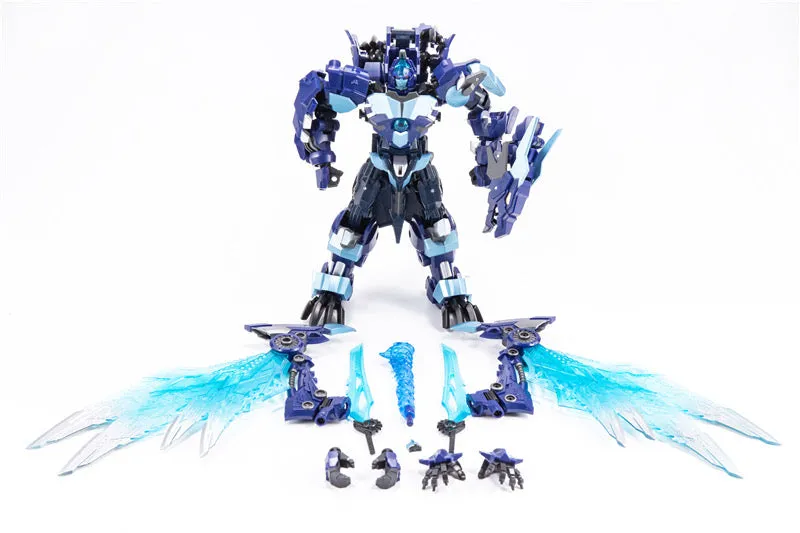 JB Jinbao Pocket Size DF08 DF-08 8871B Freeze Devil (Transmetal Megatron Blue Version ) 15cm / 6"