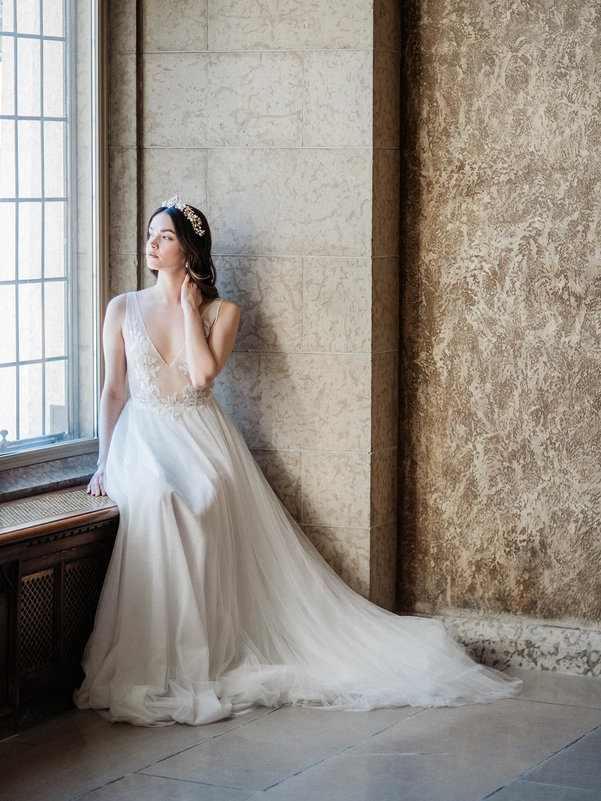 JOSEPHINE | Floral Wedding Crown