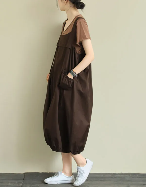 Khaki Oversize Women Jumpsuit Women