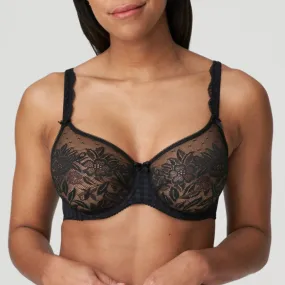 Madison Smooth Lace Effect T-Shirt (Black) Bra C-H