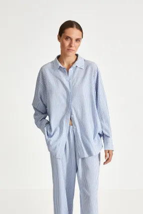 MATILDE SHIRT - BLUE STRIPE