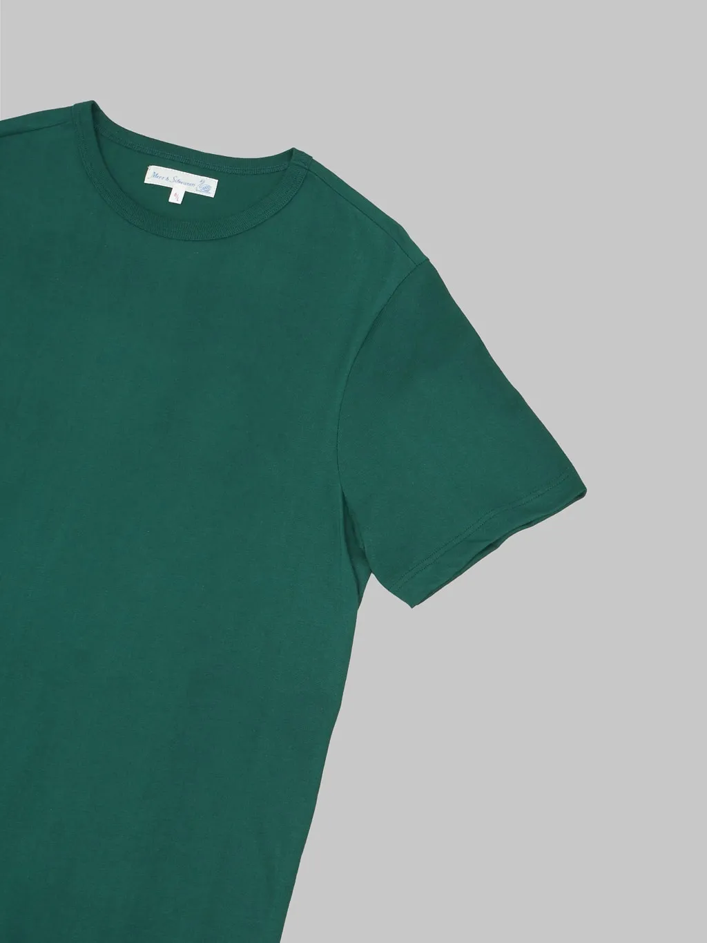 Merz b. Schwanen 1950s 5.5oz Loopwheeled Classic Fit T-Shirt Classic Green