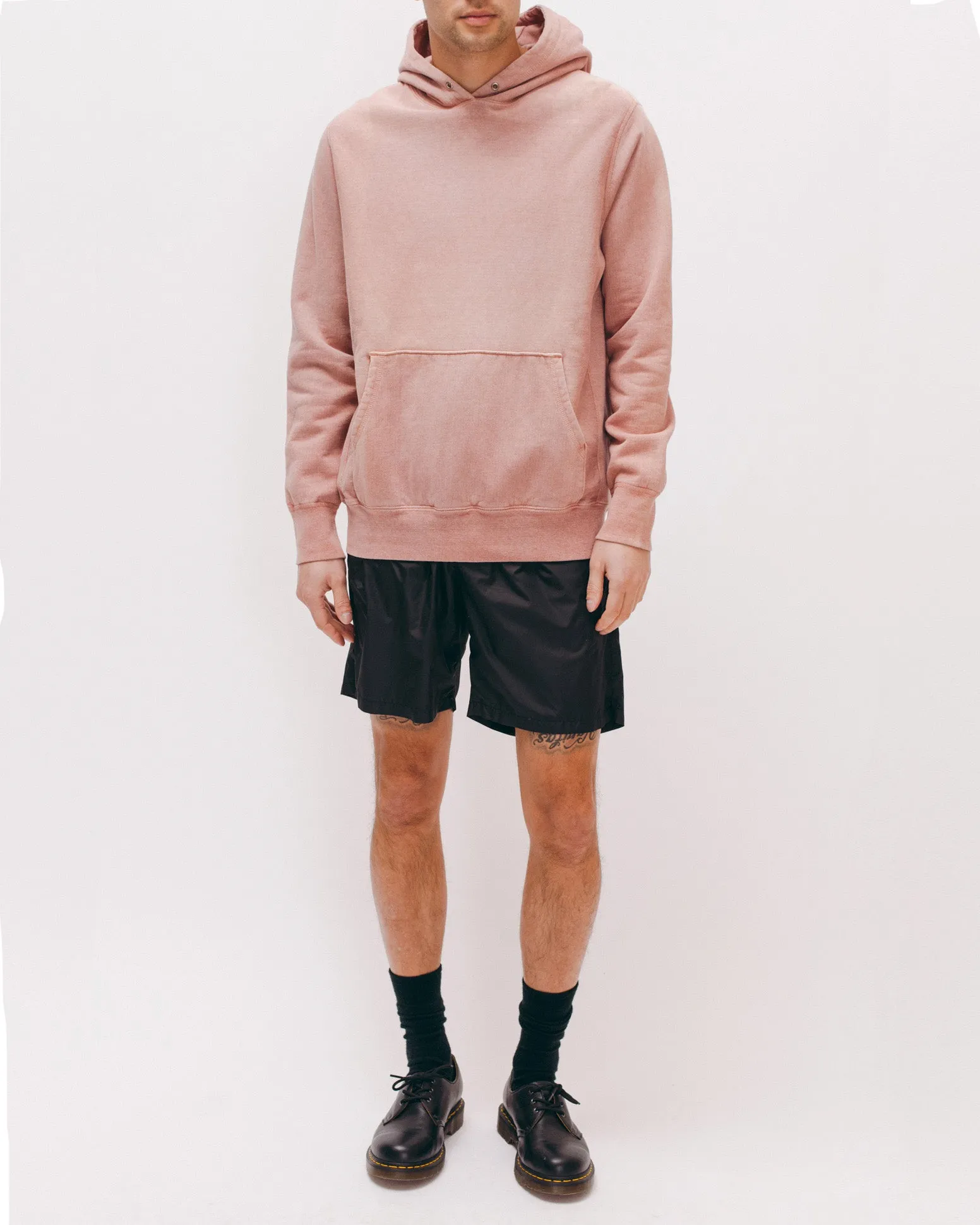 Natural Dyed Hoodie Fleece - Dusty Pink