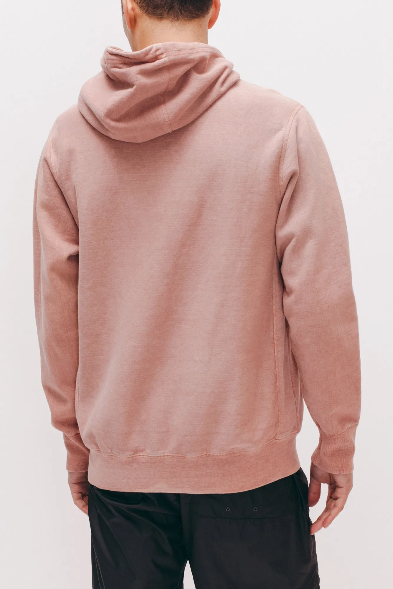 Natural Dyed Hoodie Fleece - Dusty Pink