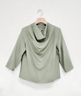 Niche - Rayon - Cowl Top - Moss