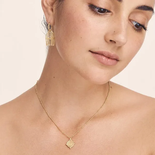 Petra Coin Necklace - Gold