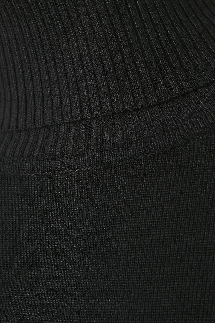 Saint Tropez Mila Rollneck Pullover Black