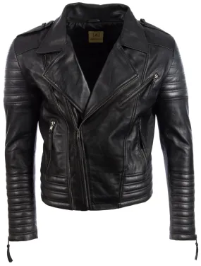 SDTM Men’s Biker Jacket - Black