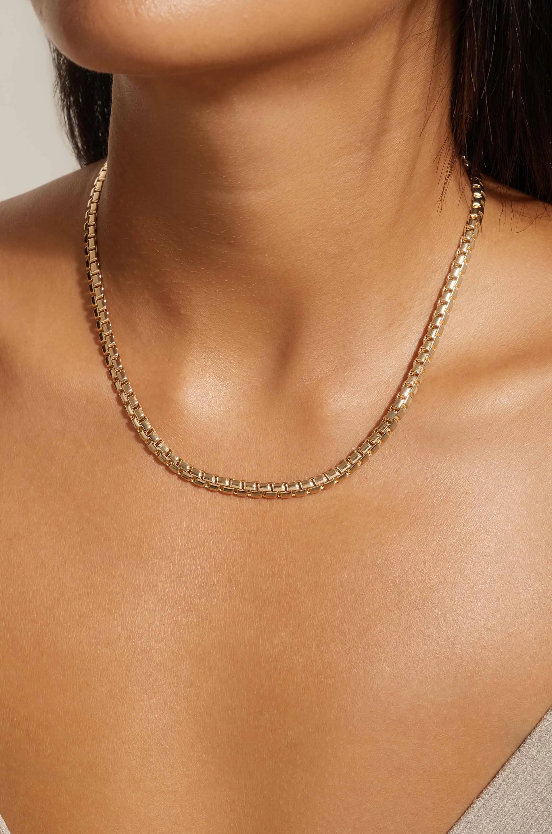 Single Rolo Chain Necklace