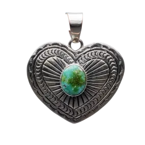 Sonoran Turquoise Heart Pendant | June Defauto