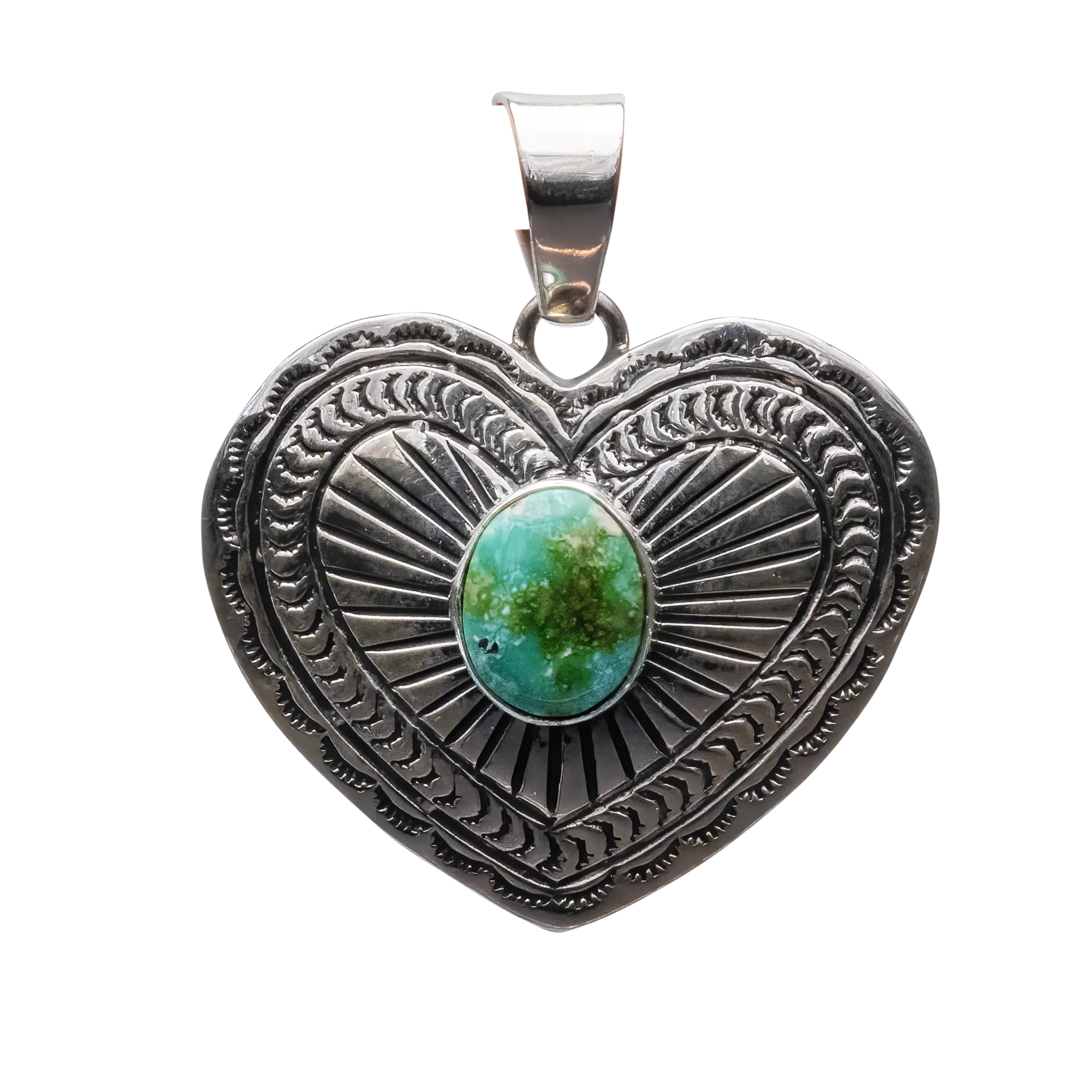 Sonoran Turquoise Heart Pendant | June Defauto