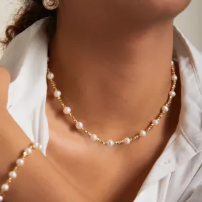 Stars Pearl Necklace