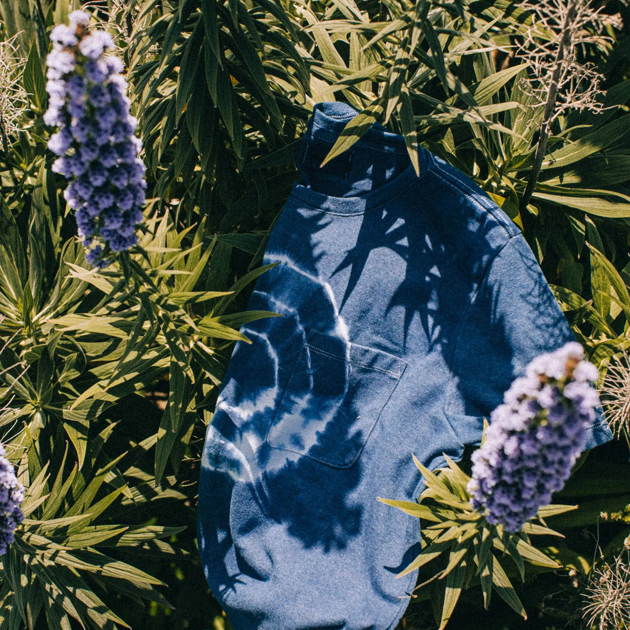 The Botanical Dye Tee in Indigo