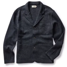 The Evans Blazer in Navy Birdseye Wool