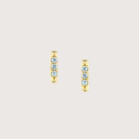 Valerie Piercing Earring Aquamarine