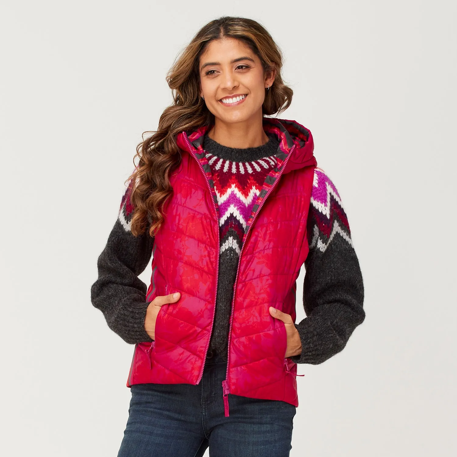 Vesta Hooded Reversible Vest