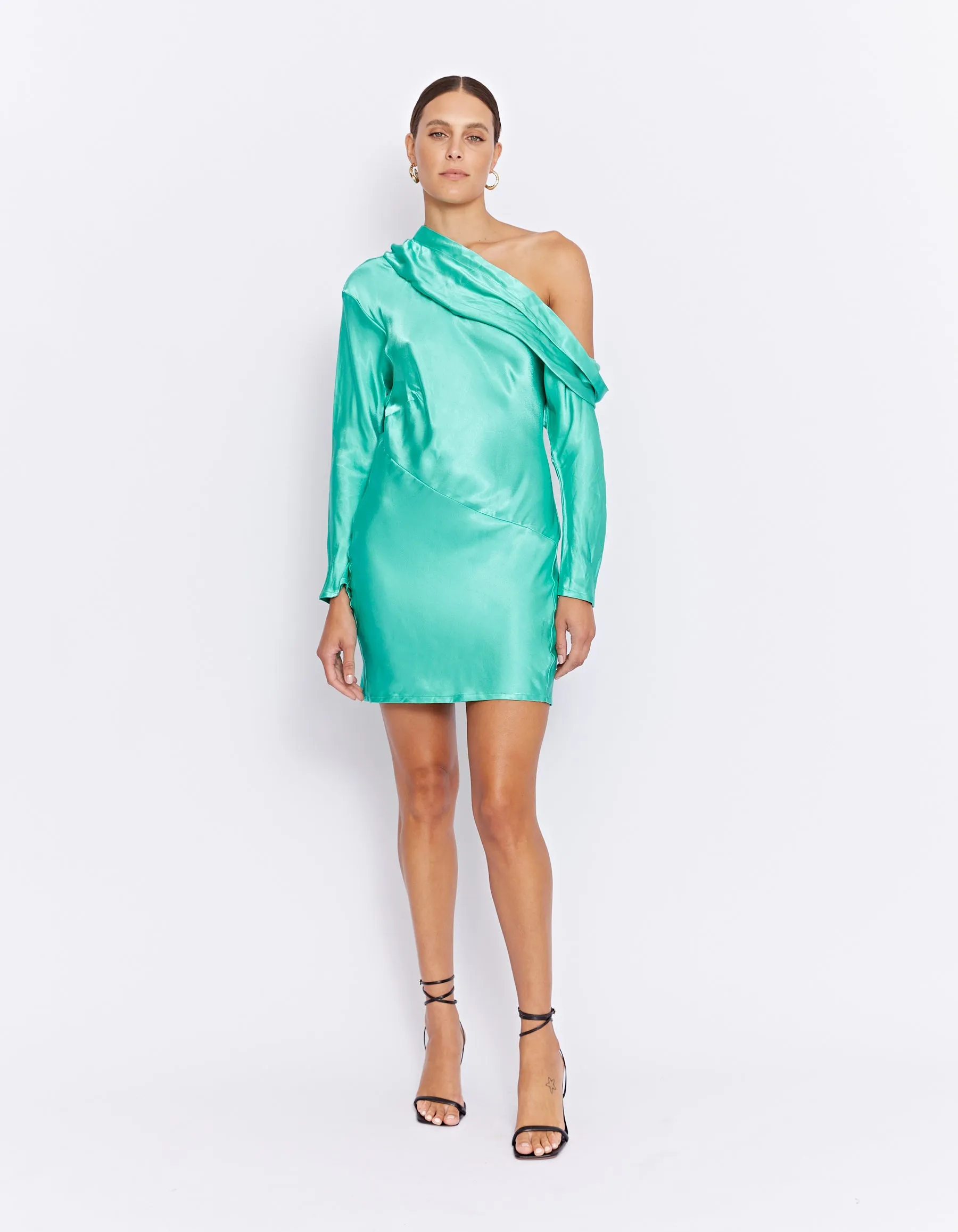 YAZMIN MINI DRESS | GREEN